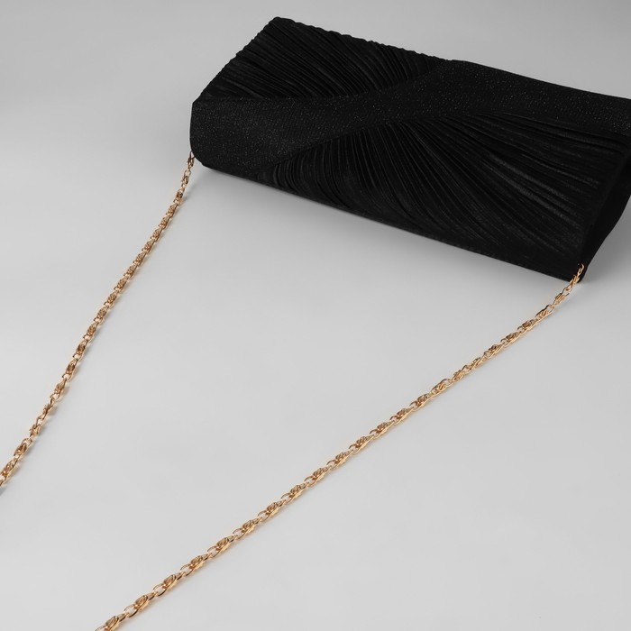 Цепочка для сумки, с карабинами, 4 × 13 мм, 120 см, цвет золотой