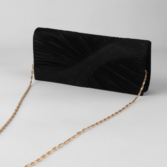 Цепочка для сумки, с карабинами, 4 × 13 мм, 120 см, цвет золотой