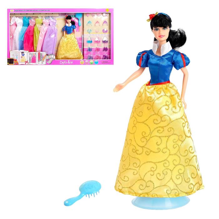 Кукла модель «Анна» с набором вечерних платьев и аксессуаров, МИКС