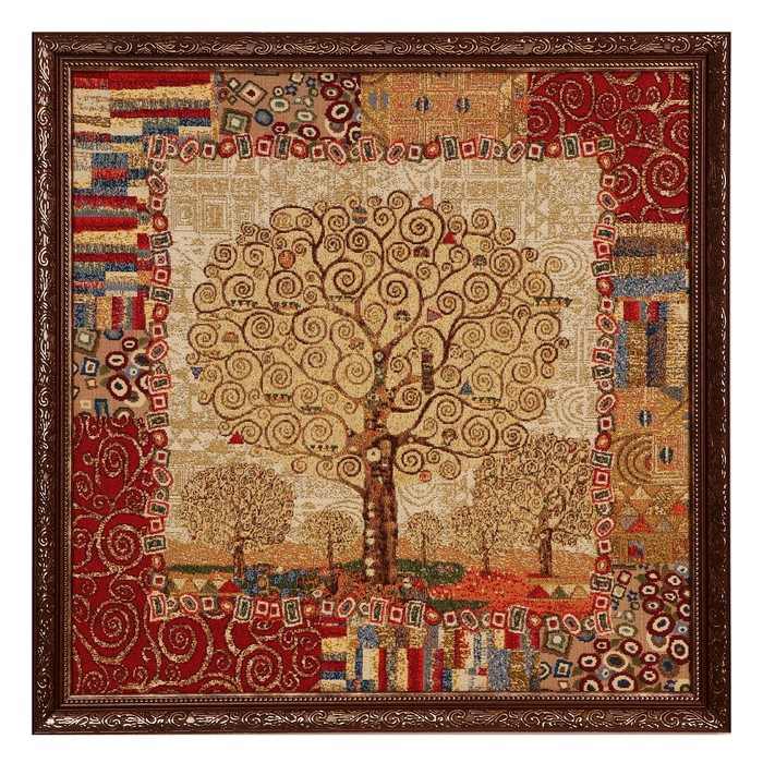 Гобеленовая картина Древо жизни Климт 50*50 см