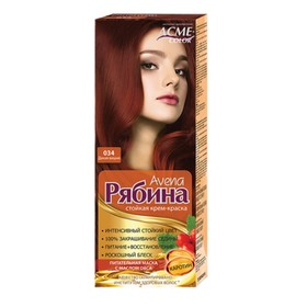 

Крем-краска для волос Рябина Avena, тон 034, дикая вишня