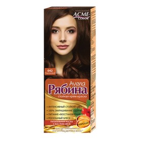 

Крем-краска для волос Рябина Avena, тон 042, каштановый