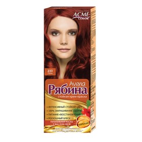 

Крем-краска для волос Рябина Avena, тон 233, рубин