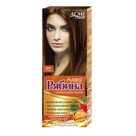 

Крем-краска для волос Рябина Avena, тон 470, мокко