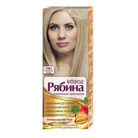 

Крем-краска для волос Рябина Intense, тон 1001, платиновый блонд 3999