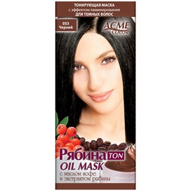 

Тонирующая маска Рябина, с эффектом ламинирования, тон 053, чёрный
