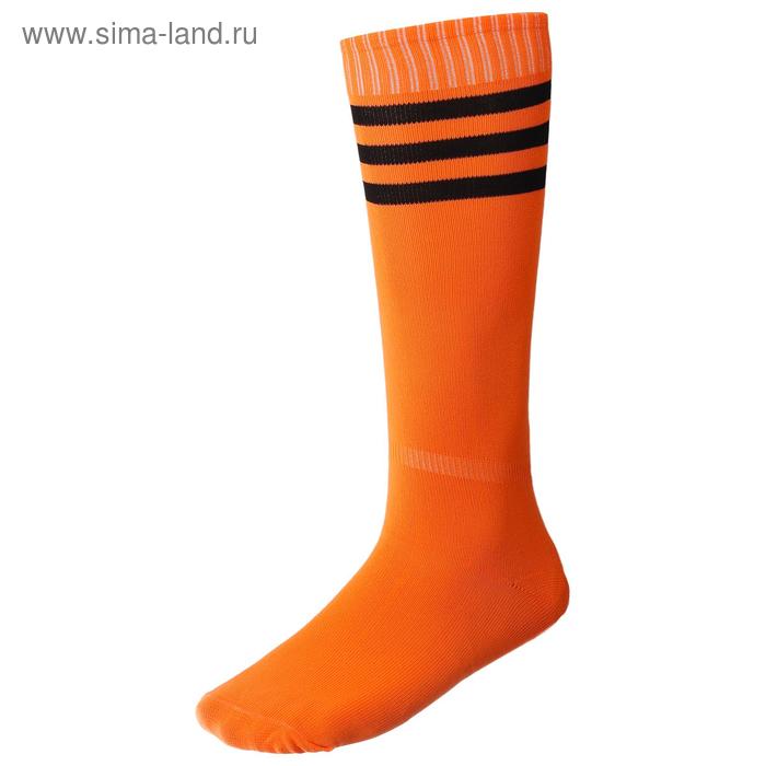 фото Гетры футбольные, размер 38-40, цвет оранжевый onlitop