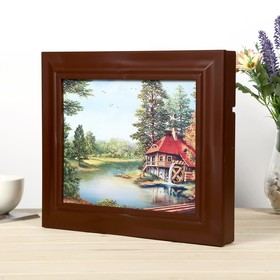 

Ключница "Лесной дом" Орех 26х31х4,5 см