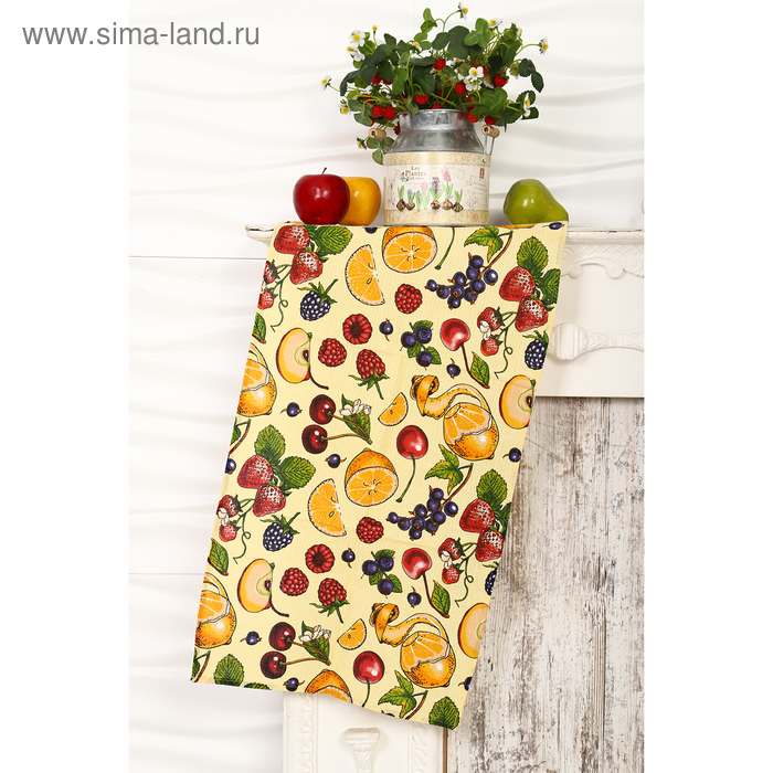 

Полотенце вафельное "Садовый микс", 35х60 см, 160г/м2, хлопок 100%