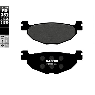 Колодки тормозные Galfer, FD352G1054 - Фото 1