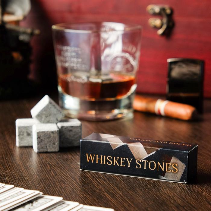 Камни для виски Whiskey stones, 4 шт