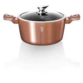 

Кастрюля с крышкой Line Rosegold, 24 см, 4.1 л