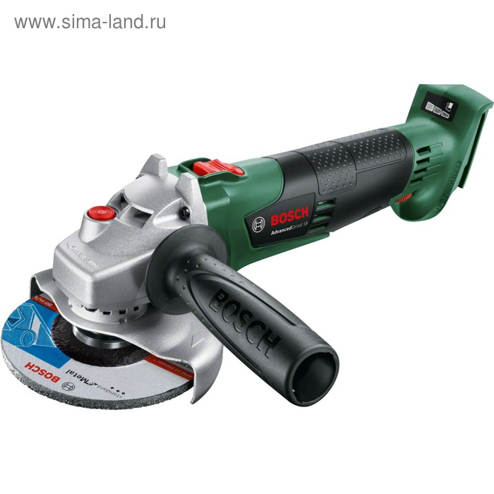 Аккумуляторная угловая шлифмашина Bosch AdvancedGrind 18, 18 В, d=125 мм, БЕЗ АКК И ЗУ