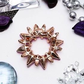 

Брошь "Сияние" ореол, цвет розовый в розовом золоте