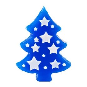 Пластиковая форма для мыла 'Ель со звездами' 10х7,5х1,5 см Ош