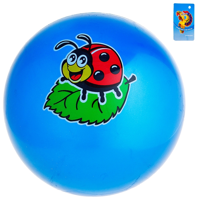 Мяч детский "Божья коровка" 60 гр.