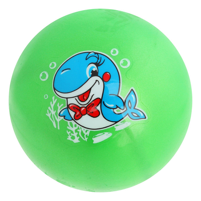 Мяч детский "Дельфин" 9 см, цвета МИКС