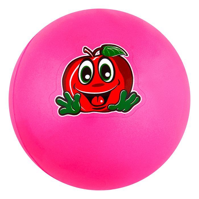 Мяч детский "Яблочко" 9 см, цвета МИКС