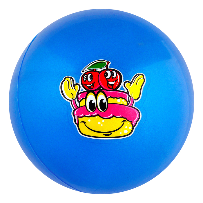 Мяч детский "Тортик" 9 см, цвета МИКС