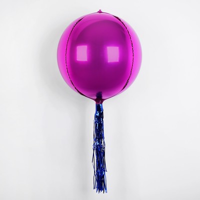 Шар фольгированный 24", набор с лентой, цвет розовый (3728316) - Купить ...