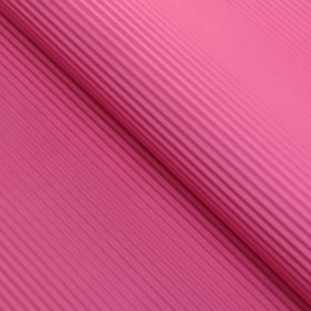 Бумага для упаковок и поделок, гофрированная, розовая, однотонная, двусторонняя, рулон 1 шт., 50 х 70 см Ош