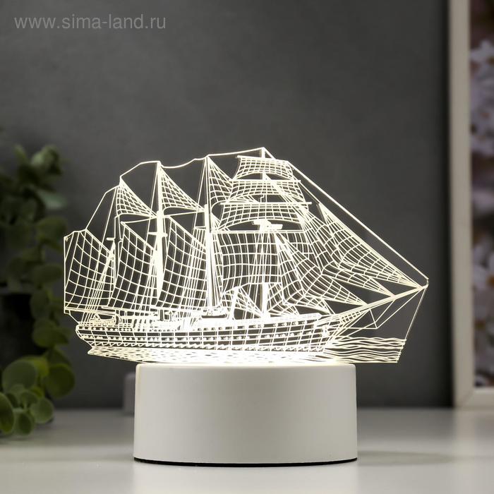 

Светильник "Фрегат" LED белый от сети 9,5х15х16см RISALUX