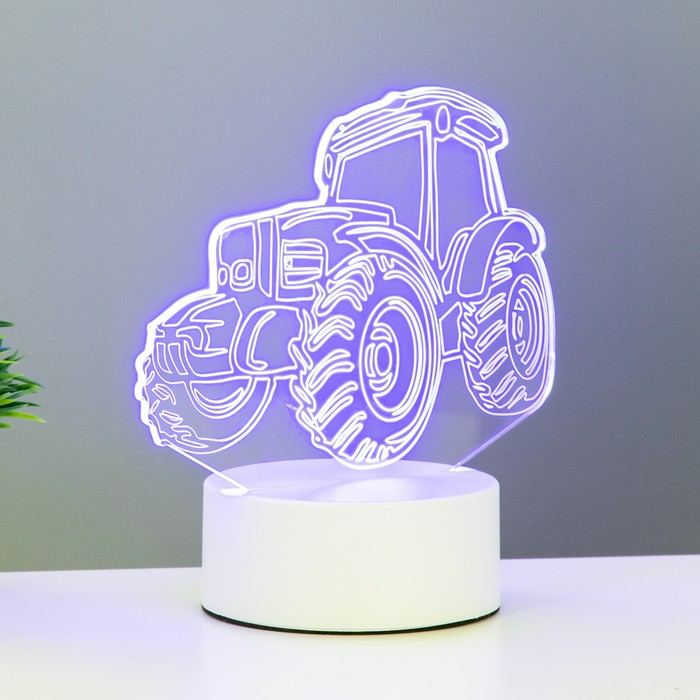 

Светильник "Трактор" LED белый от сети 9,5х16х17,5 см RISALUX