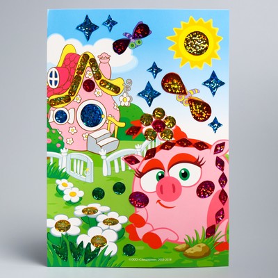 Мозаика гелевыми стразами СМЕШАРИКИ "Нюша"