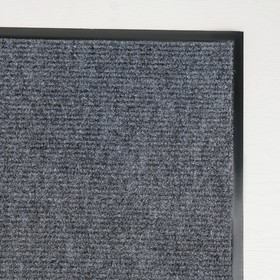 

Коврик придверный влаговпитывающий, ребристый «Комфорт», 90×150 см, цвет серый