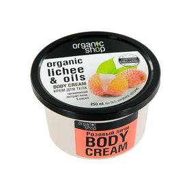 

Крем для тела Organic Shop «Розовый личи», 250 мл