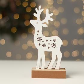 Новогодний декор с подсветкой «Снежный олень» от Сима-ленд