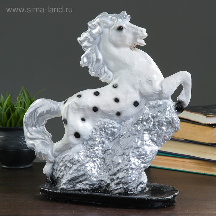 

Копилка "Конь" белый, 34х33см