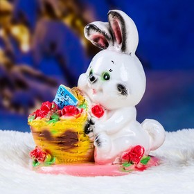 

Копилка "Кролик с корзиной" 23х19см