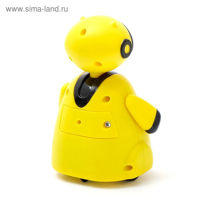 фото Робот «умный бот», ездит по линии, световые эффекты, цвет жёлтый