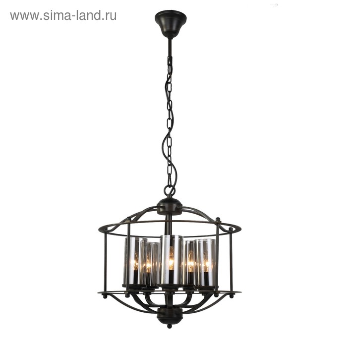 

Люстра Opiter 5x40Вт E14, чёрный 45x45x44 см