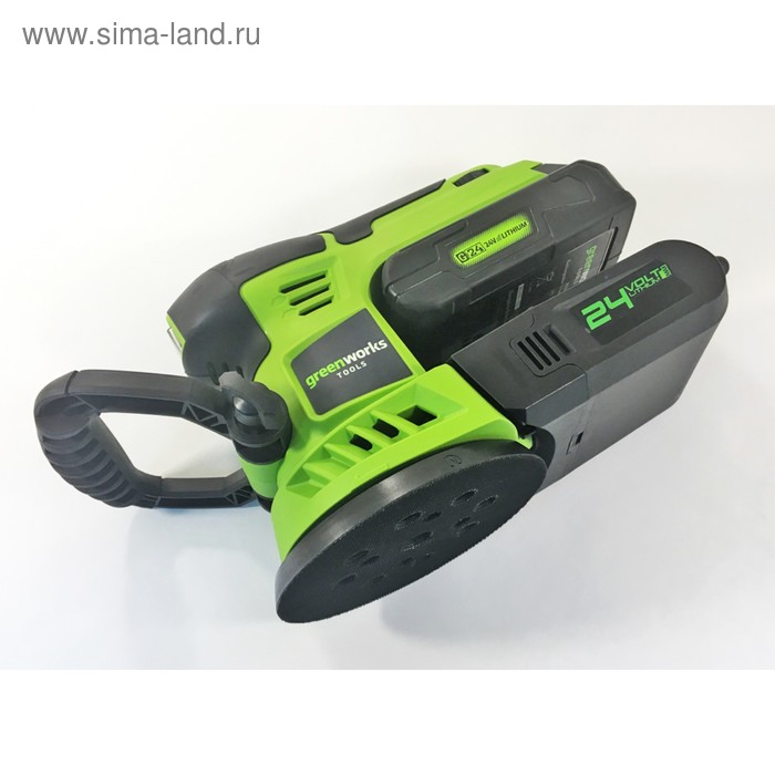 Эксцентриковая шлифовальная машина Greenworks G24ROS, аккум., 24 В, d=125 мм, БЕЗ АКК И ЗУ