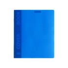 Тетрадь А5+ (170x203 мм), 48 листов клетка Neon, пластиковая обложка с фактурой «песок», голубая - Фото 1