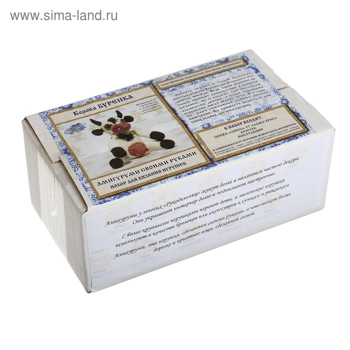 

Набор для вязания игрушки "Корова Бурёнка" 17х15 см