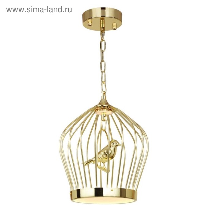 Светильник Bird 12Вт LED 4000K золото 28x28x34см