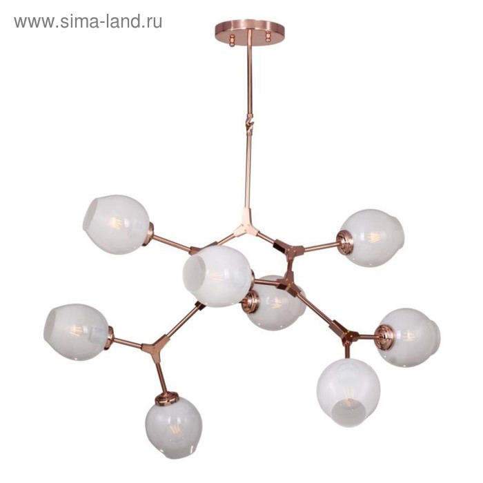 

Люстра Vopiscus 8x40Вт E27, медный 120x120x105 см