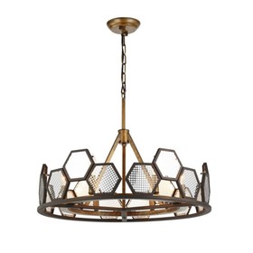 

Люстра Grace 6x40Вт E14, чёрный 61x61x46 см