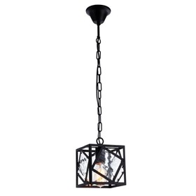 

Светильник Florence 1x60Вт E27, чёрный 16,5x16,5x22,5 см