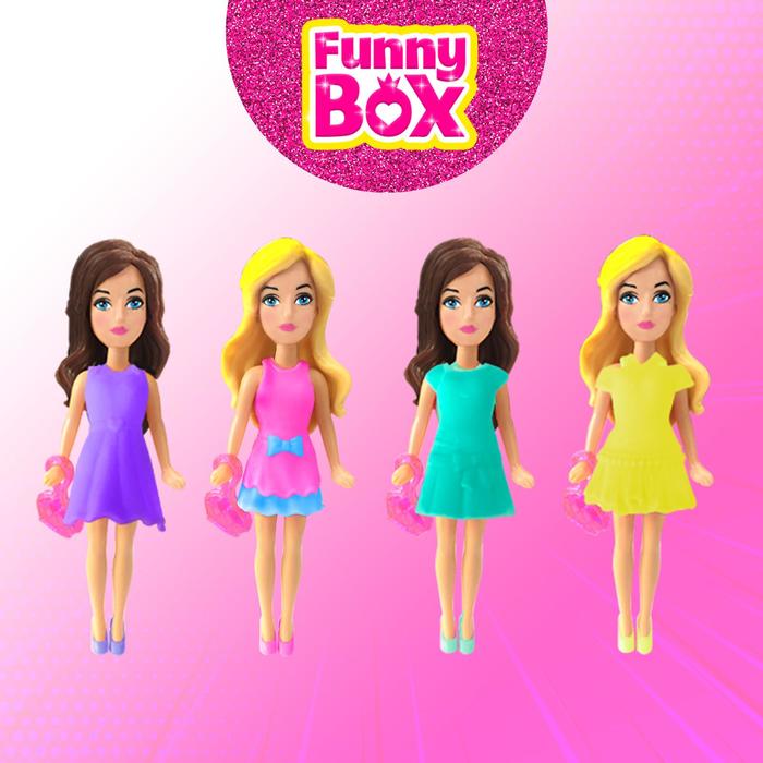 фото Игровой набор funny box «чудесные куколки»: карточка, фигурка, аксессуары woow toys