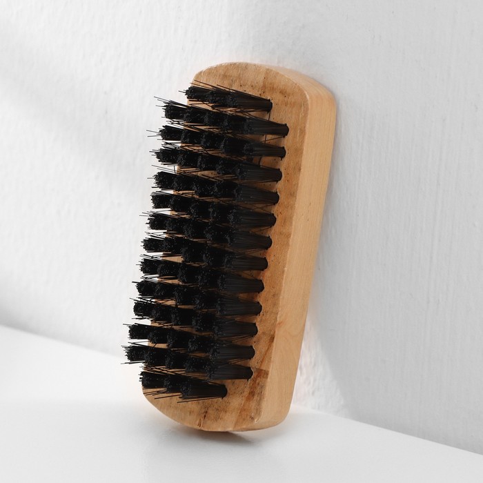 

Щётка для одежды и обуви Доляна, 8,3×3,5×2,5 см, искусственная щетина