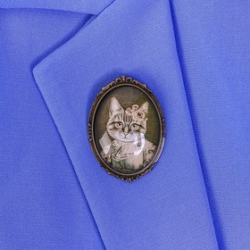 

Брошь «Кошка», 8 х 12 см