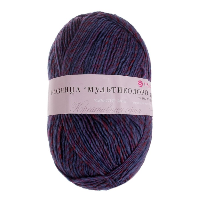 

Пряжа "Ровница Мультиколоровая" 50% шерсть, 50% акрил 400м/200гр (1088 М)
