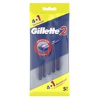 Бритвенный станок Gillette 2, одноразовый, 5 шт. - Фото 2