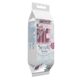 

Бритва Gillette Simply Venus 3 Basic, одноразовая, 4 шт.