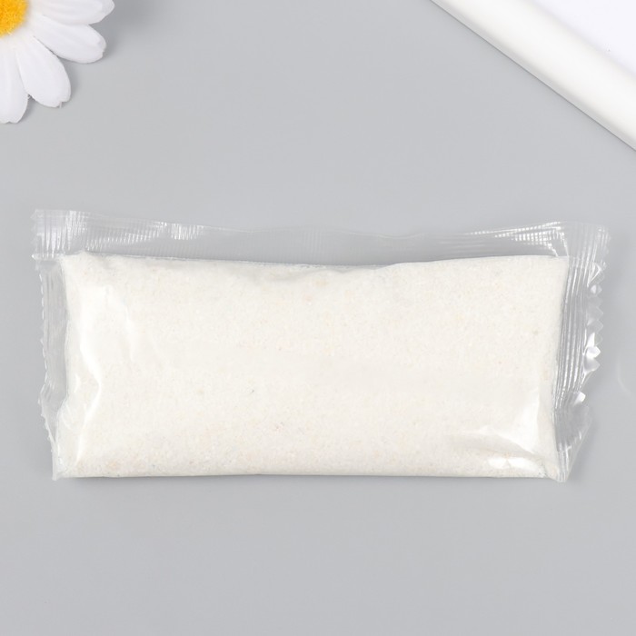 Песок цветной в пакете Белый 100±10 гр драганов в белый песок