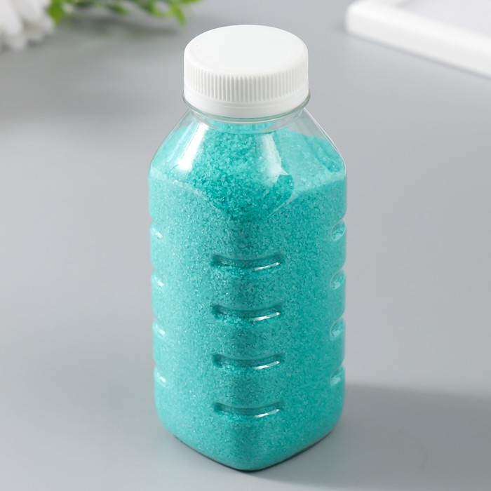 Песок цветной в бутылках Бирюзовый 500 гр песок цветной в бутылках салатовый 500 гр